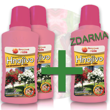 2 + 1 Kapalné hnojivo pro stromkové růže