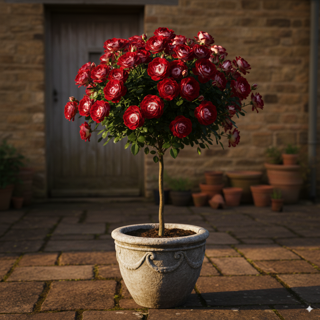 Stromková růže "Osiria"