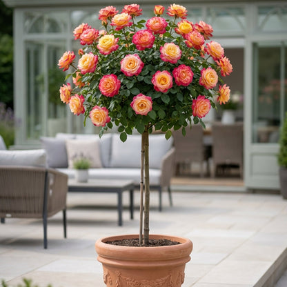 Stromková růže "Double Delight"