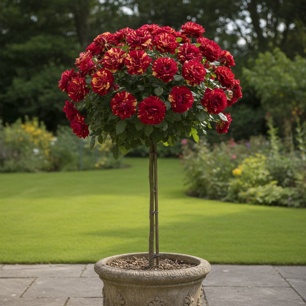 Stromková růže "Hokus Pokus"