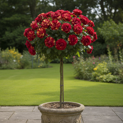 Stromková růže "Hokus Pokus"